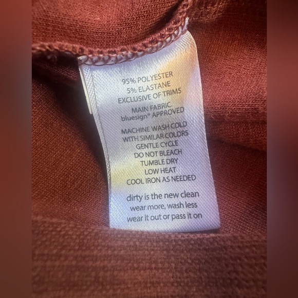 Title Nine Hibernation Hooded dress pockets NEW manzanita maroon Toad&Co small - Picture 8 of 10